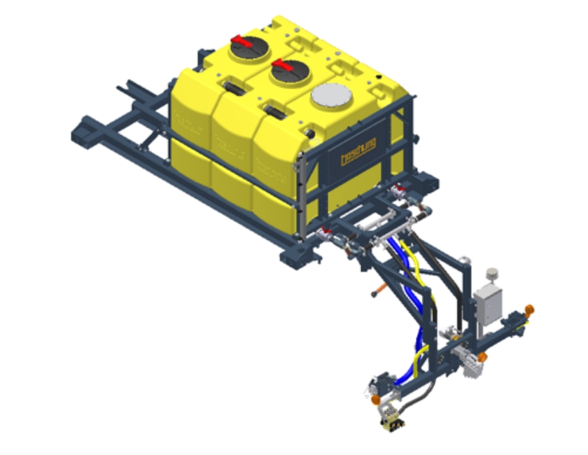2軸シャーシ用 最大4,950L（1,650Lタンク×2基）
